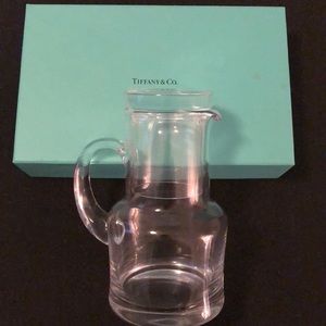 Tiffany bedside carafe with tumbler and box